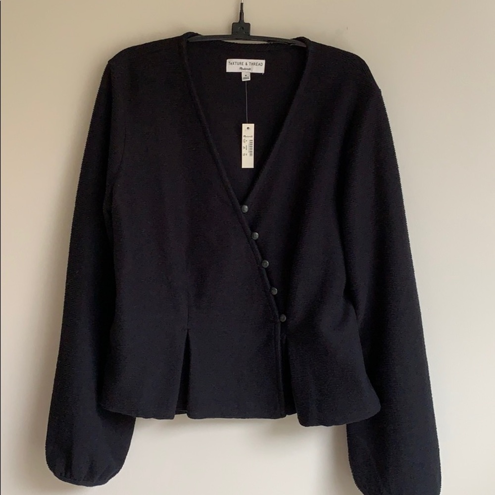 Madewell Black Long Sleeve Top